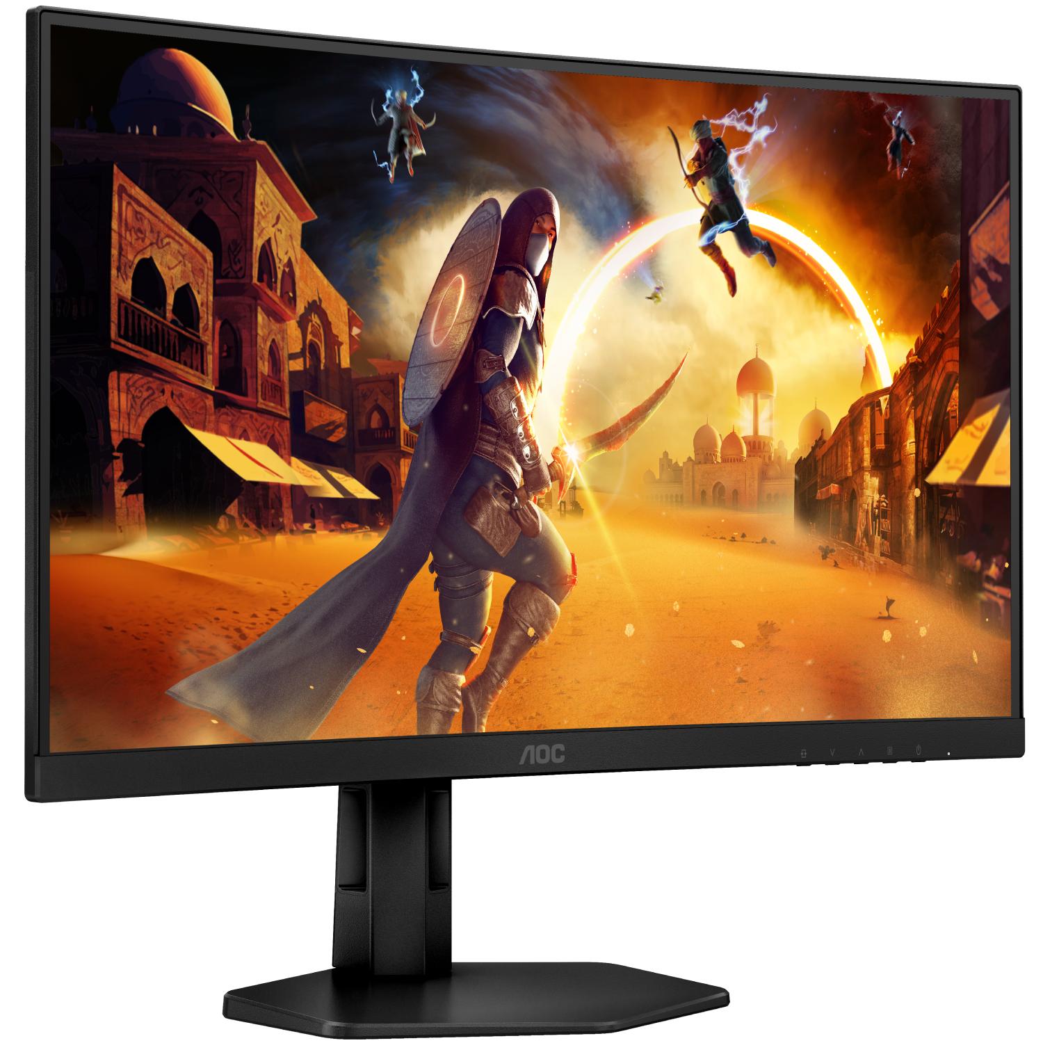 Монитор AOC C27G4ZXU 27" Fast VA изогнутый 280 Hz 2xHDMI DP USB-hub HAS колонки Black (C27G4ZXU) - фото 2 Монитор AOC C27G4ZXU 27" Fast VA изогнутый 280 Hz 2xHDMI DP USB-hub HAS колонки Black (C27G4ZXU) - фото 2