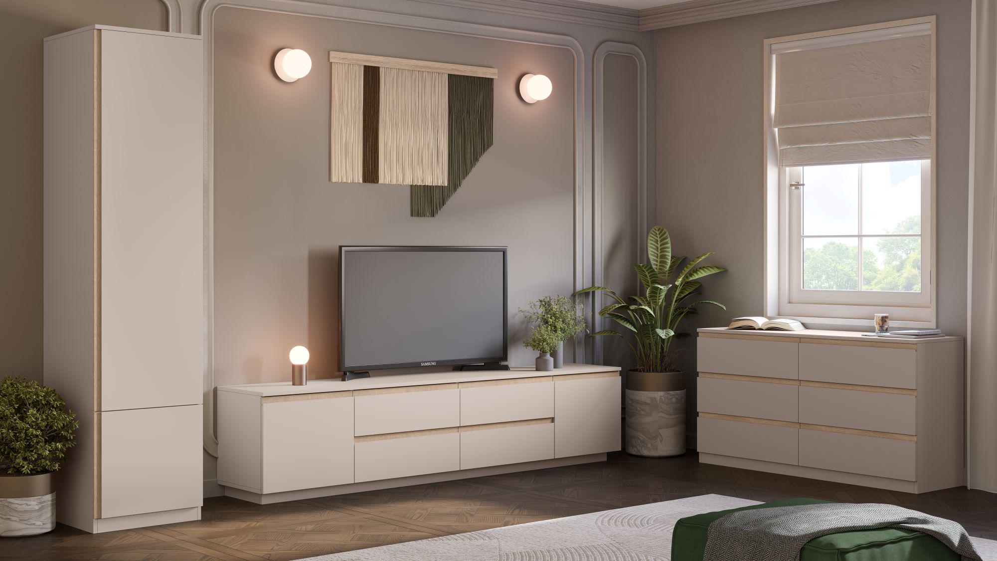 Гостиная модульная Світ меблів Фрида 2 из ДСП Тоффи (51782) Гостиная модульная Світ меблів Фрида 2 из ДСП Тоффи (51782)