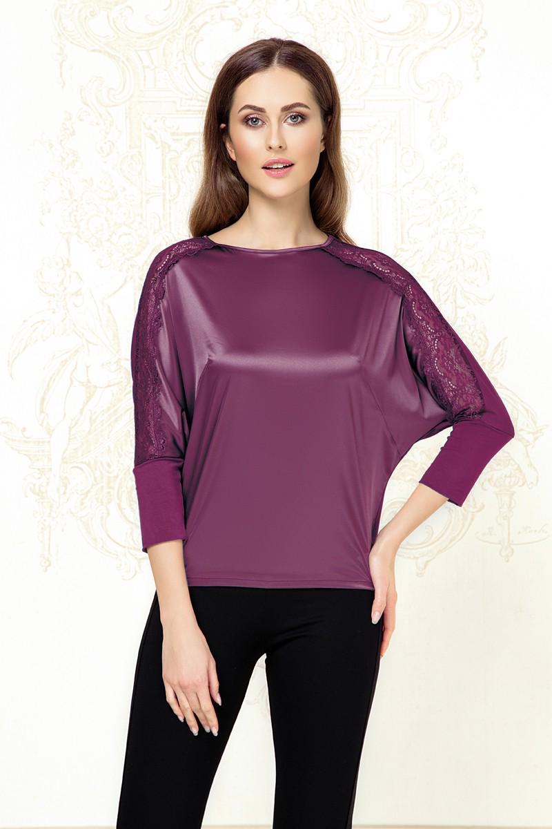 Блуза Anabel Arto р. 44/M Амарант (64454)