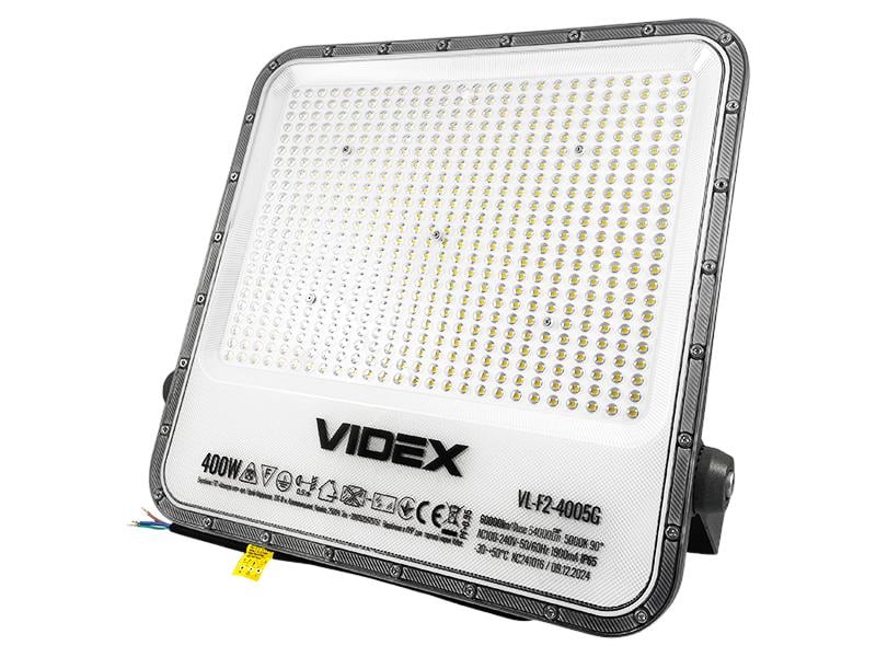 Прожектор Videx LED PREMIUM F2 400W 5000К 220V (VL-F2-4005G) - фото 2 Прожектор Videx LED PREMIUM F2 400W 5000К 220V (VL-F2-4005G) - фото 2