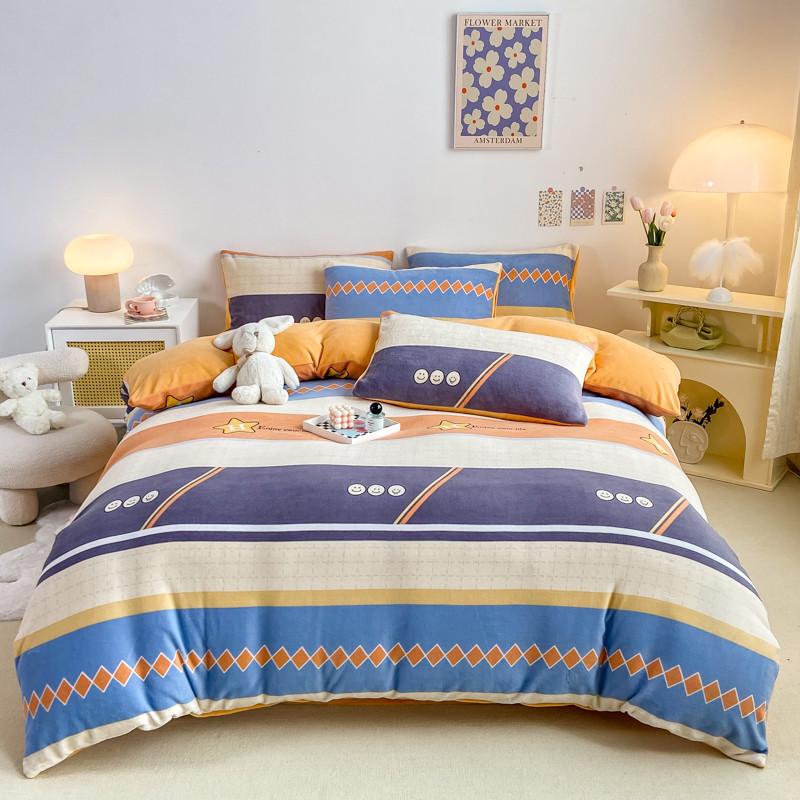 Комплект постільної білизни HomyTex 23014 велюр двостальний (HT-40838)