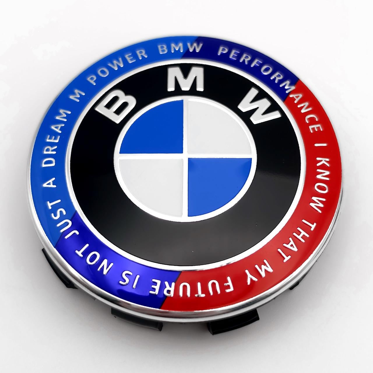 Колпачок заглушка ступицы колеса BMW 68 мм Разноцветный тип 2 (3009363595)