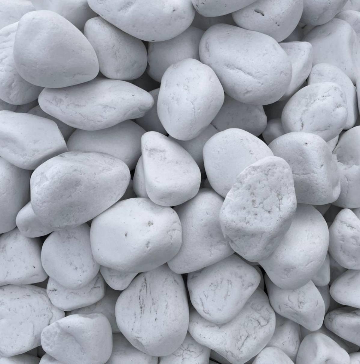 Галька мраморная фр. 8-13 мм Белый (2330)