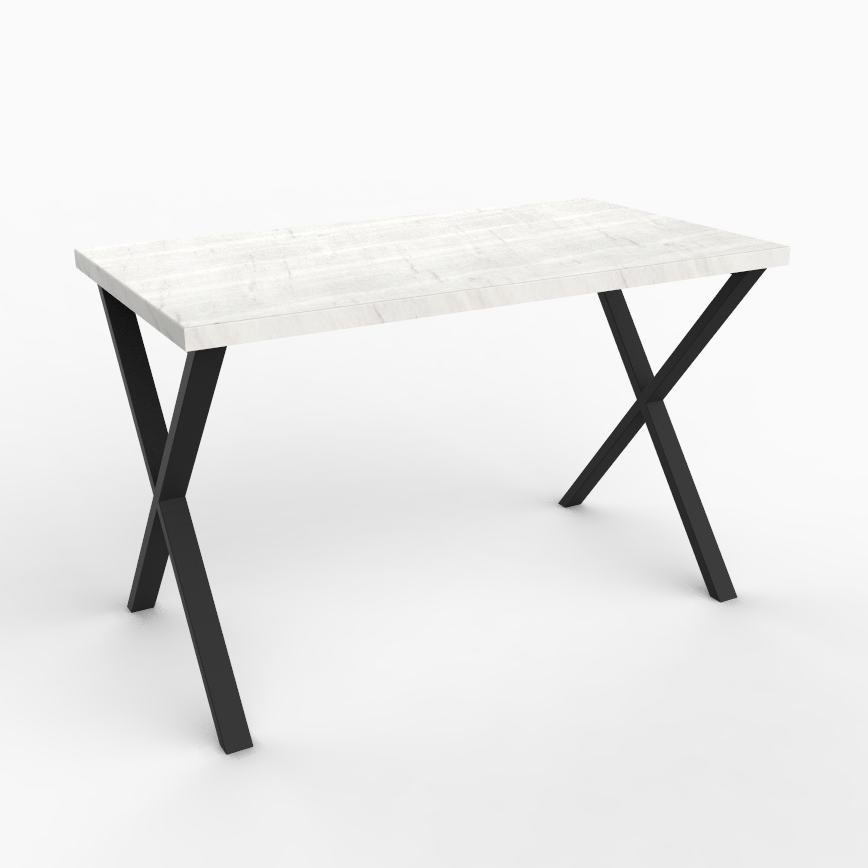 Стол письменный Loft Lab Xtail 1200х650х755х36 мм Мрамор Леванто белый (10234) Стол письменный Loft Lab Xtail 1200х650х755х36 мм Мрамор Леванто белый (10234)