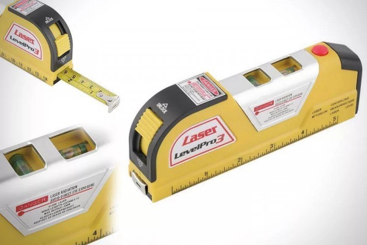 Лазерний рівень Easy Fix Laser Level Pro 3 з вбудованою рулеткою (3520) - фото 7