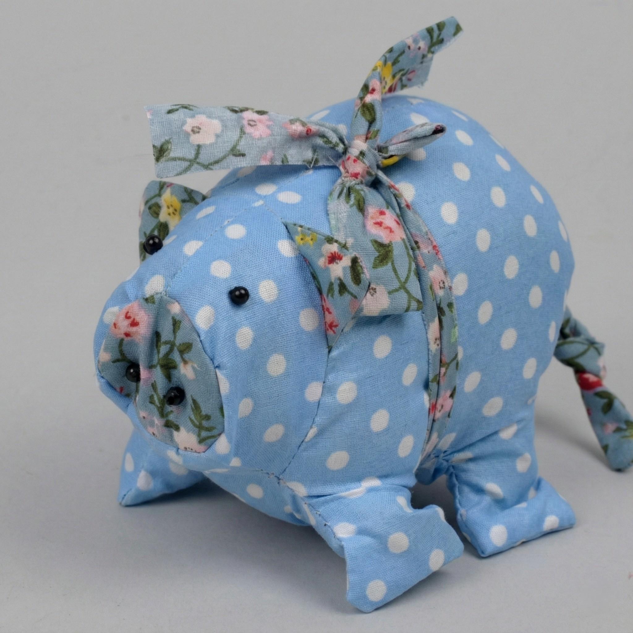 Іграшка з тканини свинка 12 см (2830)