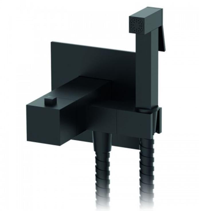 Смеситель для биде KOER KB-24011-05 термостатический встраиваемый Черный (KR4735)