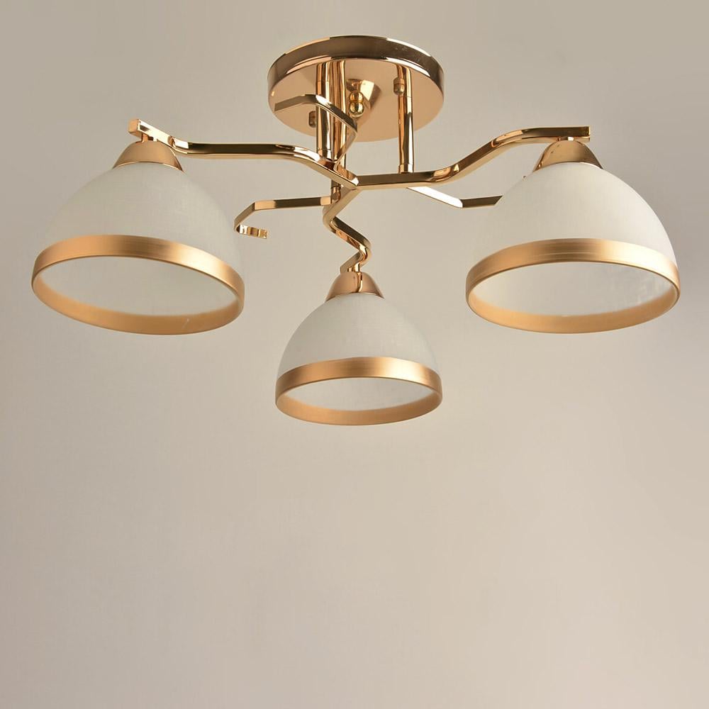 Люстра потолочная Lighthouse SRS-19391/3 FG Золотой