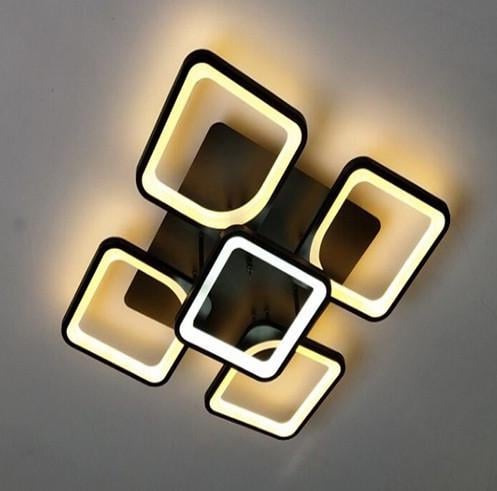 Люстра LED Sunlight ST250 Арт 1500-1 650 мм Черный/Белый