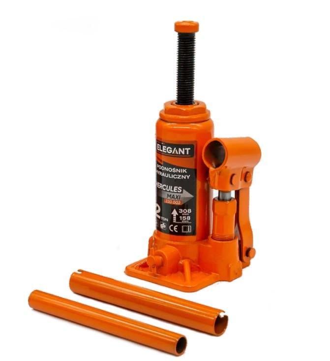 Домкрат гидравлический вертикальный в пробке Elegant Plus 2 т 158-308 мм (EL 330 002)