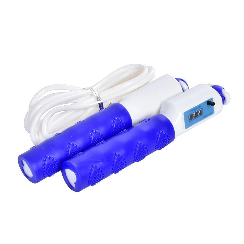 Скакалка скоростная спортивная регулируемая со счетчиком OSPORT 270 см Синий (MS 3316) - фото 1 Скакалка скоростная спортивная регулируемая со счетчиком OSPORT 270 см Синий (MS 3316) - фото 1