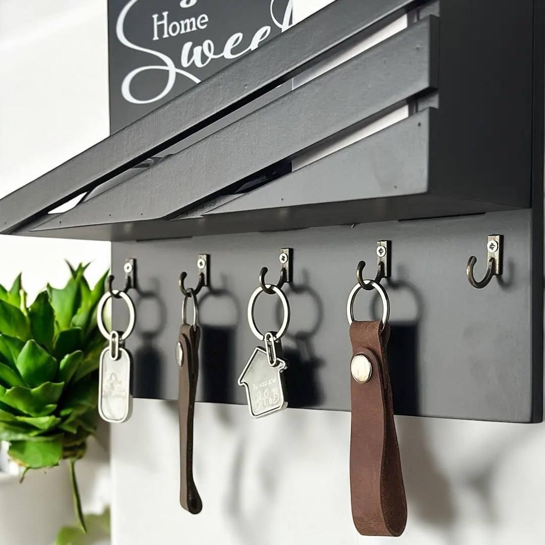 Ключниця настінна з двома поличками (444011) - фото 2 Ключниця настінна з двома поличками (444011) - фото 2