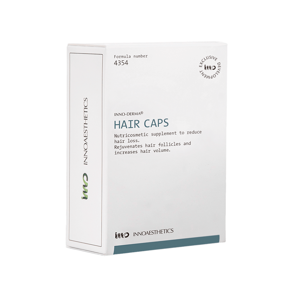 Нутрицевтик проти випадіння волосся Innoaesthetics HAIR CAPS 60 капсул (1587)