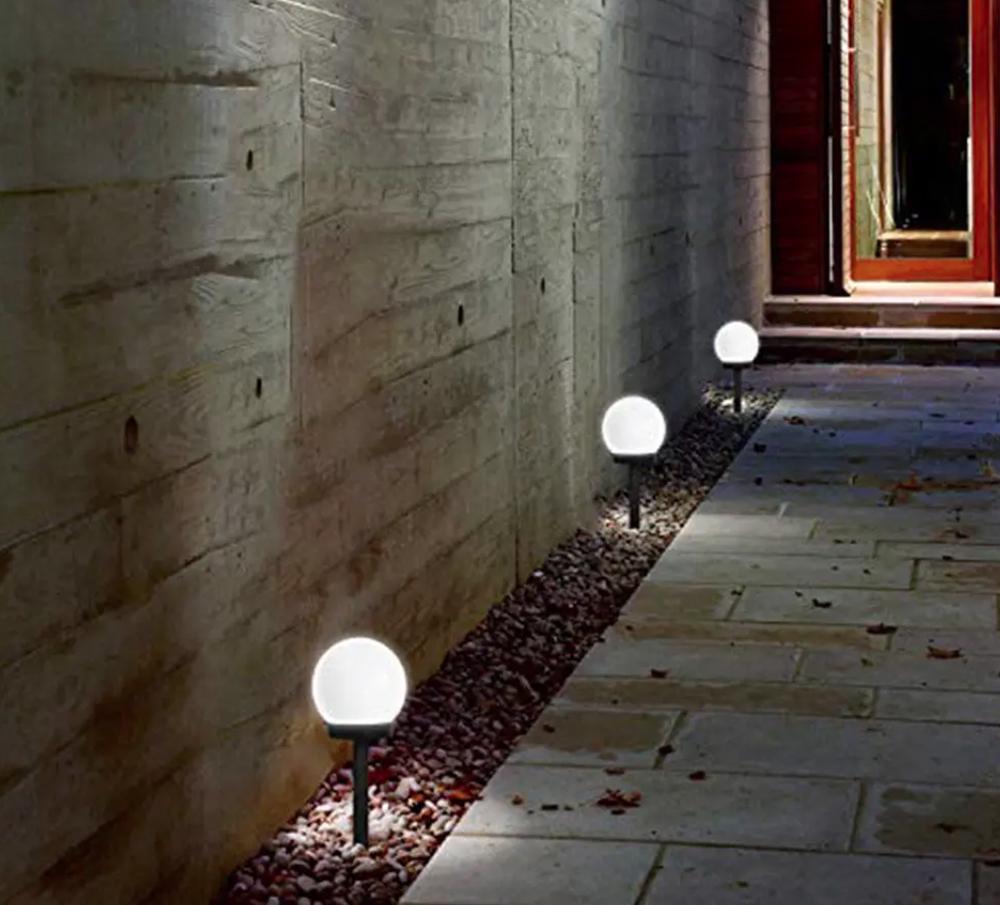 Садовий ліхтар на сонячній батареї 24 см Білий - фото 6