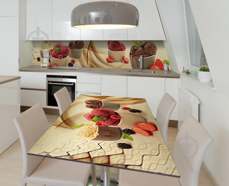 Наклейка 3Д виниловая на стол Zatarga «Ягодное мороженое» 650х1200 мм (Z184211/1st) Наклейка 3Д виниловая на стол Zatarga «Ягодное мороженое» 650х1200 мм (Z184211/1st)