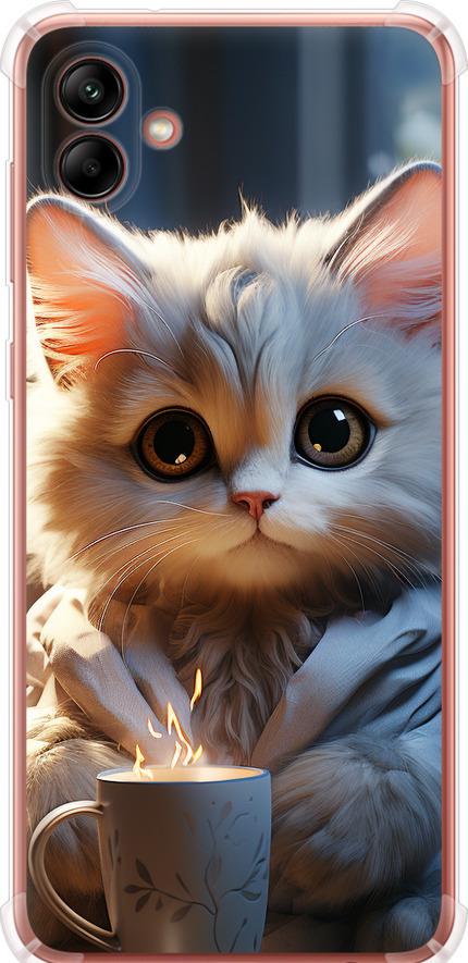 Чехол на Samsung Galaxy A04 A045F White cat (5646sp-2831-42517) Чехол на Samsung Galaxy A04 A045F White cat (5646sp-2831-42517)