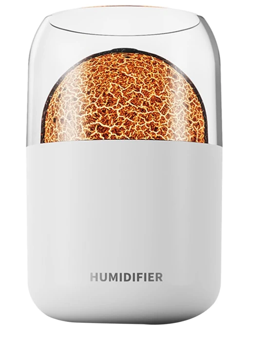 Зволожувач повітря для дому з аромадифузором та ефектом полум'я 280 мл (2564180896)