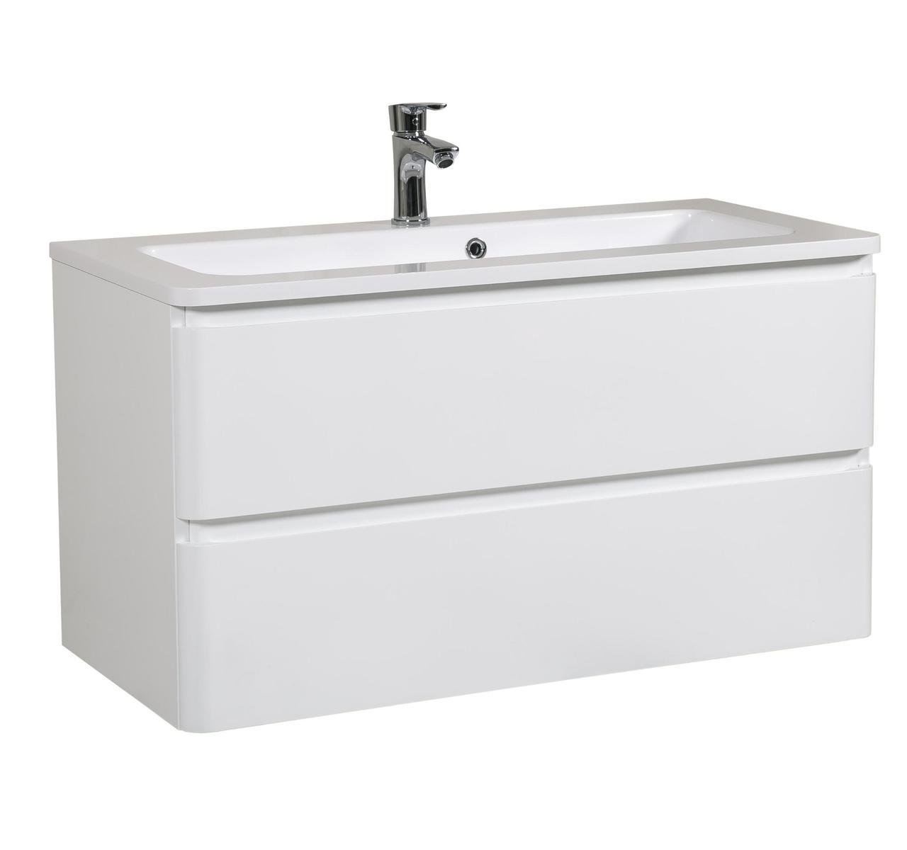 Тумба Акцент консольная с умывальником Альфа 100 см (1832805548) Тумба Акцент консольная с умывальником Альфа 100 см (1832805548)