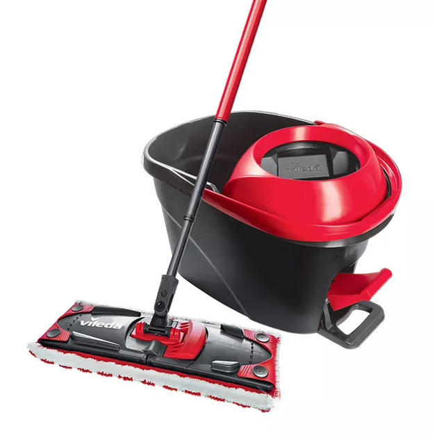 Набір для прибирання Vileda Ultramax Turbo 163425 2в1 із телескопічною ручкою і безконтактним віджиманням (id_2056)