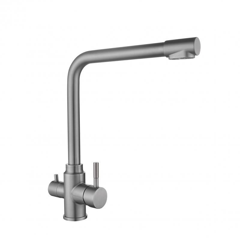 Змішувач для кухні Lidz Aria 020F1 з підключенням для питної води Graphite (SD00055687)