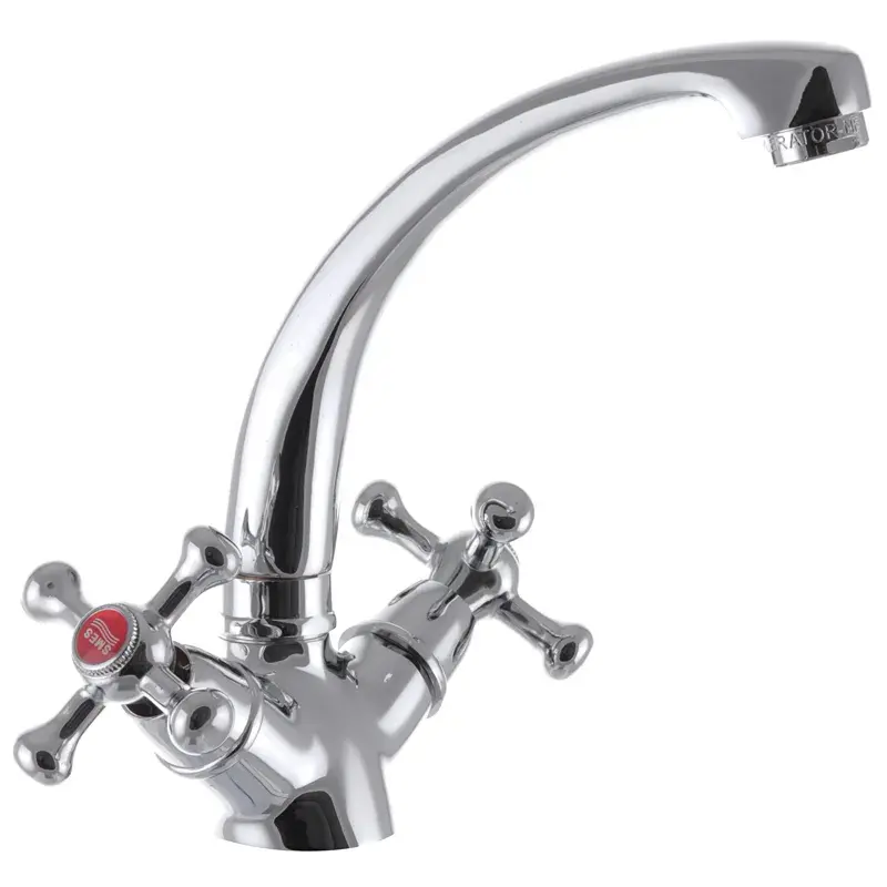 Змішувач для раковини Champion Smes 272 двовентильний Хром (CH0105) Змішувач для раковини Champion Smes 272 двовентильний Хром (CH0105)