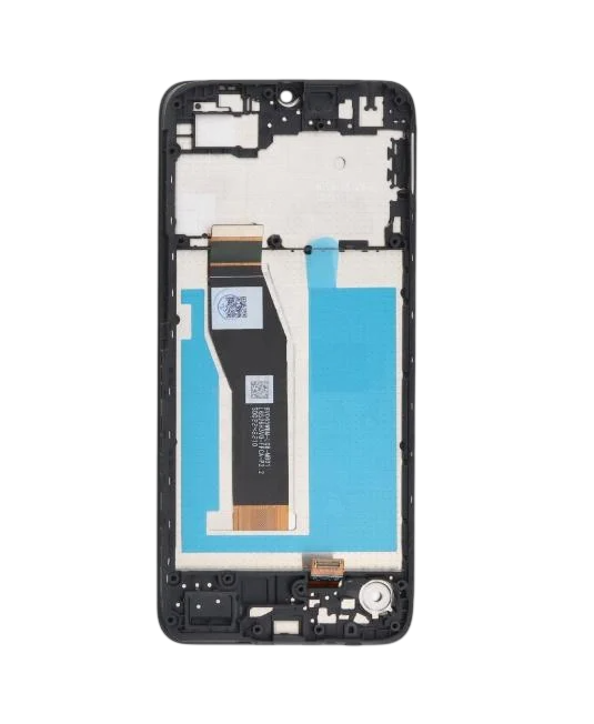 Дисплей с сенсором и рамкой для Motorola XT2345 Moto E13 Черный (000559242)