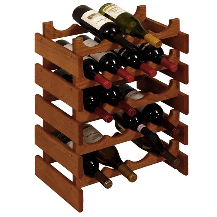 Полка для вина настольная Баркер 20 Шафран (Впс-203406)