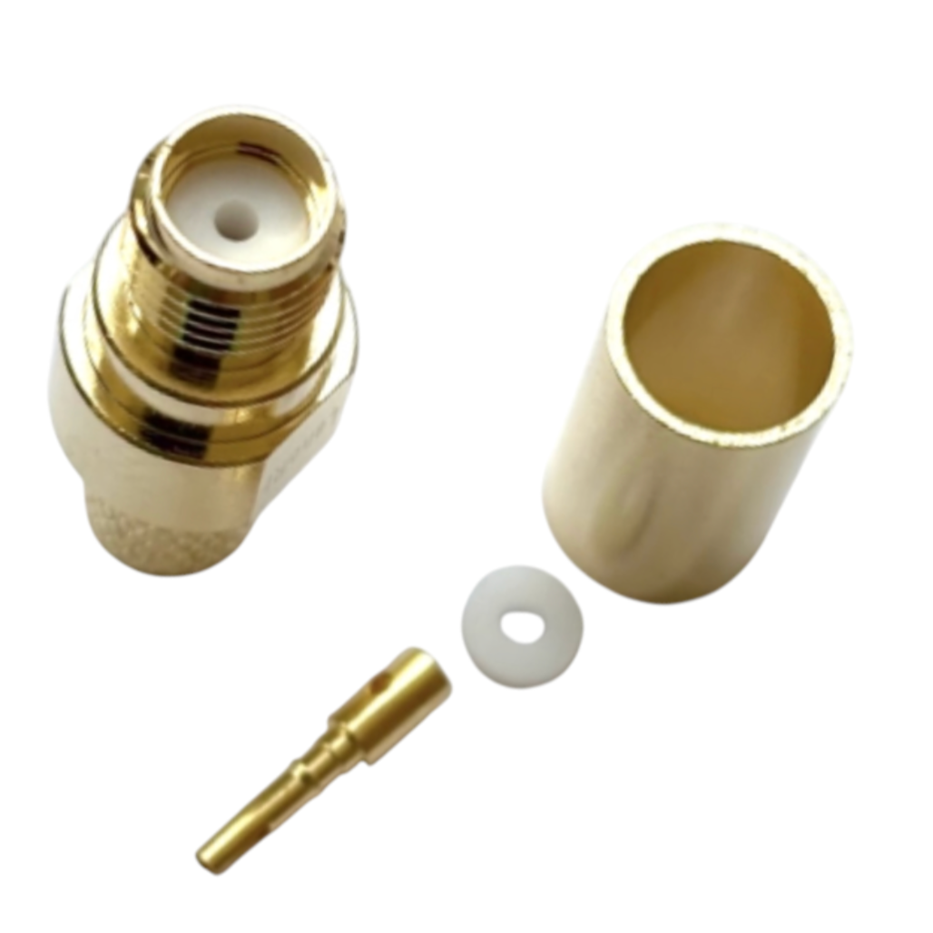 Роз'єм гніздовий високоточний Leno RF RP-SMA для кабелю RG223 1 шт. Золотий (000049089_2) - фото 5 Роз'єм гніздовий високоточний Leno RF RP-SMA для кабелю RG223 1 шт. Золотий (000049089_2) - фото 5