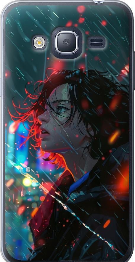 Чехол на Samsung Galaxy J3 Duos (2016) J320H Ночные огни (6096t-265-42517)