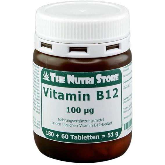 Метилкобаламин The Nutri Store Vitamin В12 100 мг 180 + 60 Tabs (ФР-00000100)