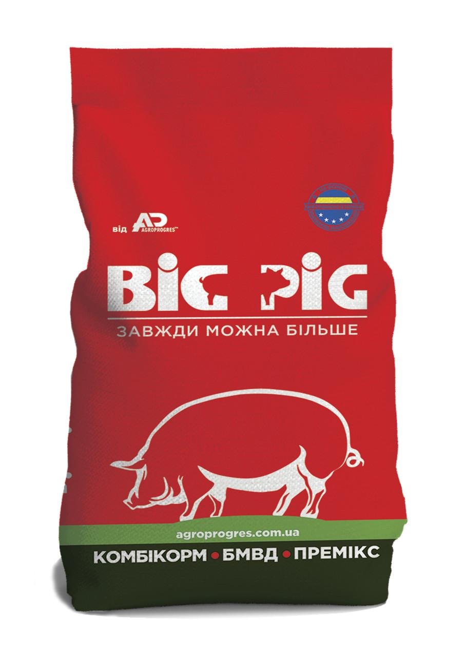 Комбікорм БМВС для поросят з 11 до 35 кг Agroprogres BIG PIG Start 25% 25 кг (1743100099)