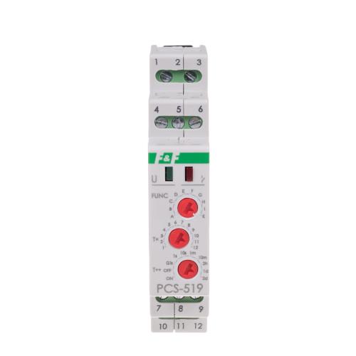 Реле часу електронне F&F PCS-519DUO 195/253V AC/21/27V AC/DC 2х8A (27871705)