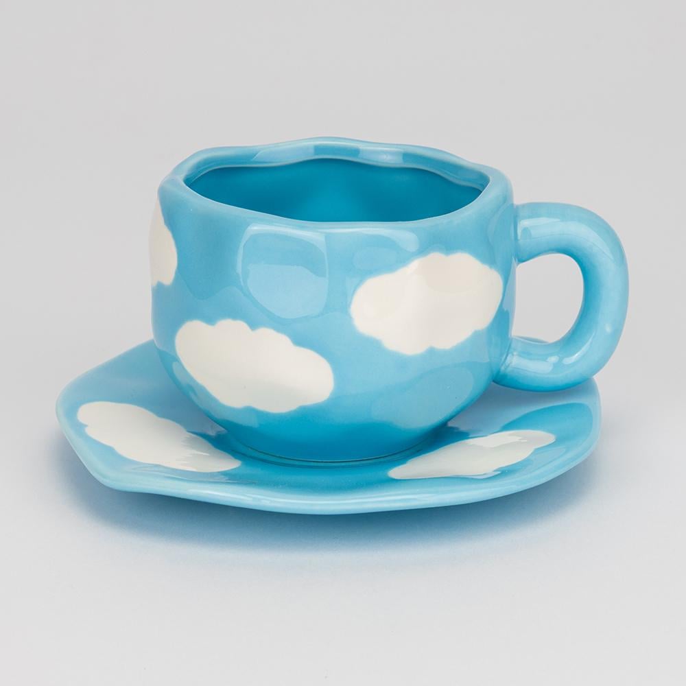 Чашка с блюдцем Облачка 350 мл (9295-005)