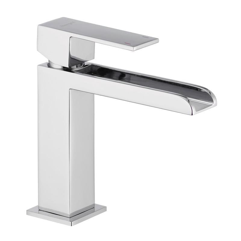 Смеситель для умивальника IBERGRIF M11008 с изливом "Водопад" (IB0085)