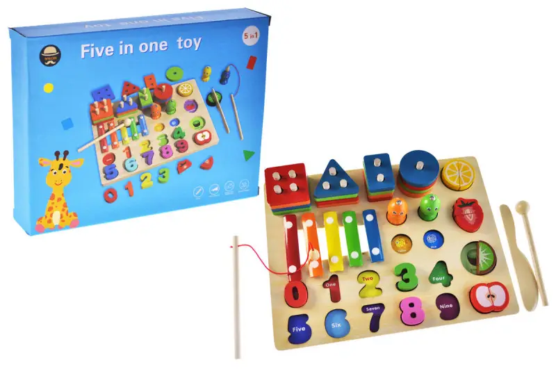 Сортер AB Toys C9428 5в1 англійська мова у коробці Сортер AB Toys C9428 5в1 англійська мова у коробці