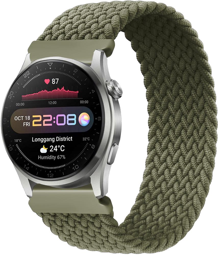 Ремешок Solo Loop для Huawei Watch 3 Pro (155 мм) Khaki (22571-17)