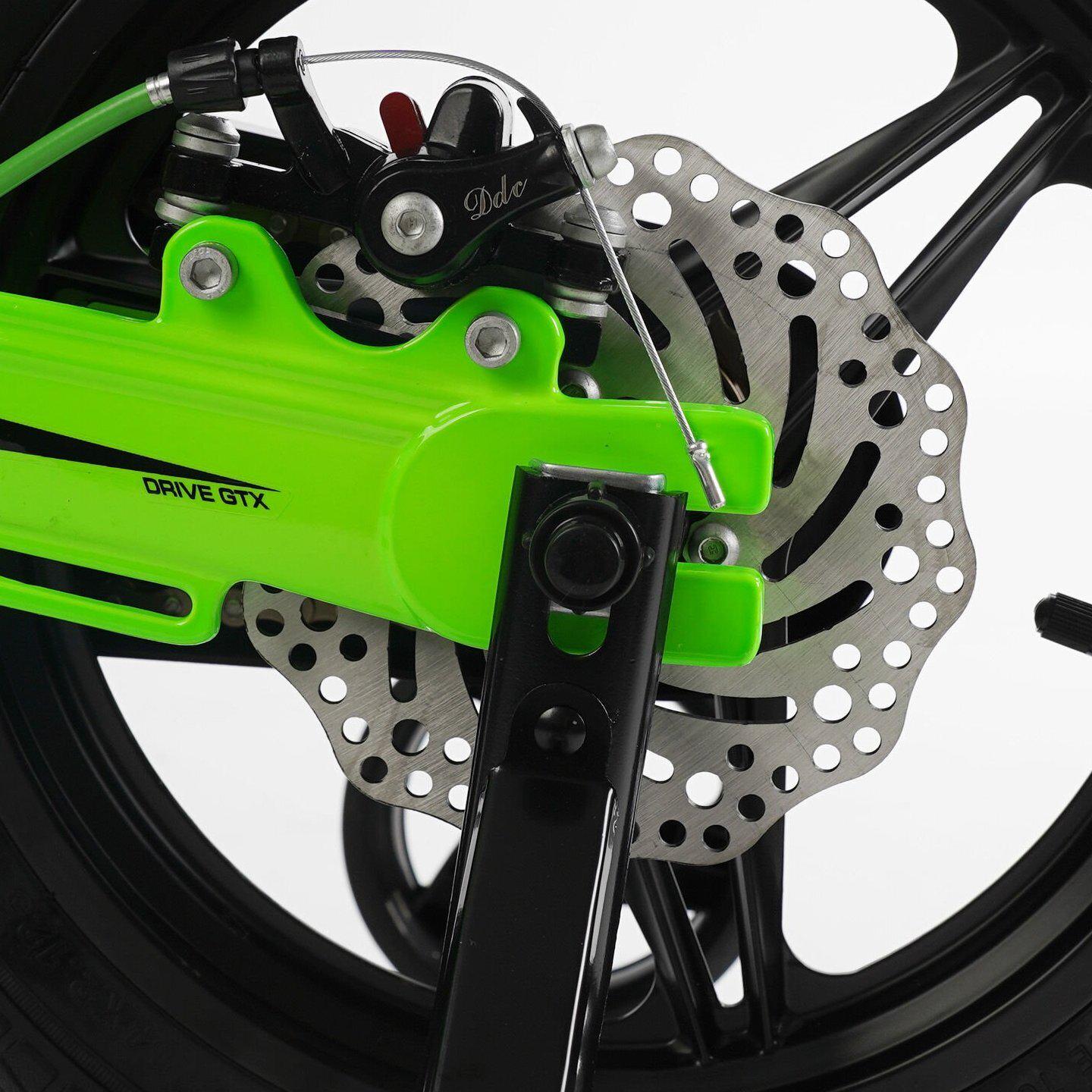 Велосипед двухколесный Corso Connect 14" детский магниевый Зеленый - фото 5