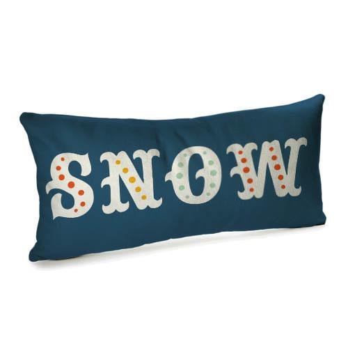 Подушка для дивана бархатная Snow 50x24 см (52BP_22NG015)