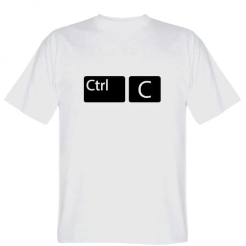 Футболка мужская Ctrl C M Белый (584038-1-53763-M)