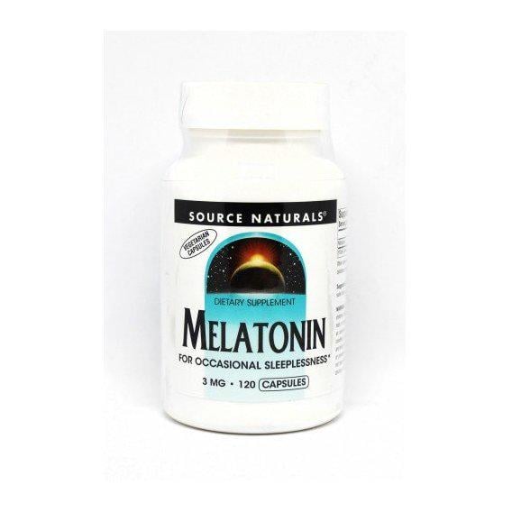 Мелатонін для сну Source Naturals Melatonin 3 мг 120 Caps