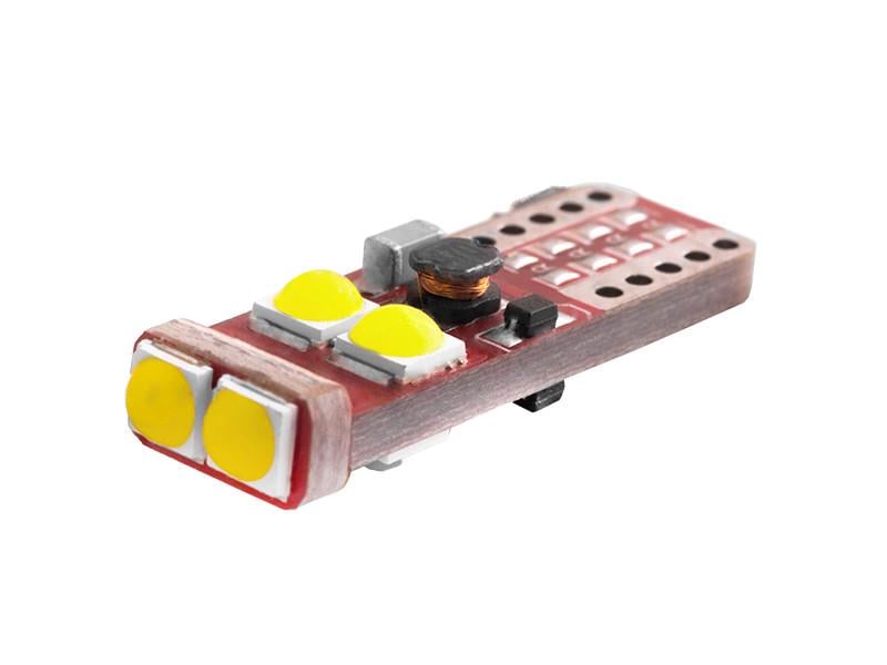 Автолампа світлодіодна T10 W5W 12-24 В SMD3535-6led Білий (2171)