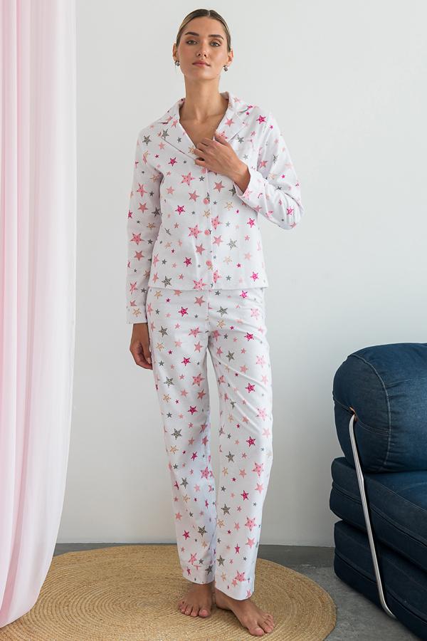 Піжама фланелева Forli Rose Galaxy FL0057-25-69 з брюками L (18164122)