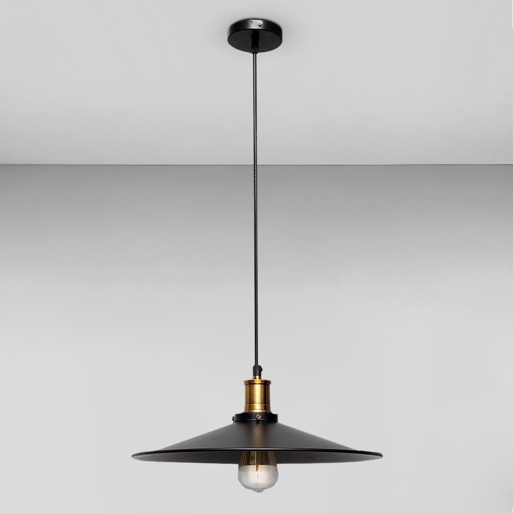 Люстра подвесная Лофт Light House LS-18138-1 BK 400 Черный/Бронзовый