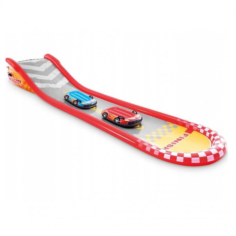 Гірка надувна Intex Гонки 561 см Різнокольоровий