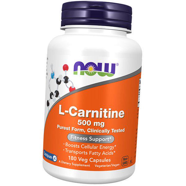 Карнітин L-Carnitine 500 180 вег. капс. (02128005)