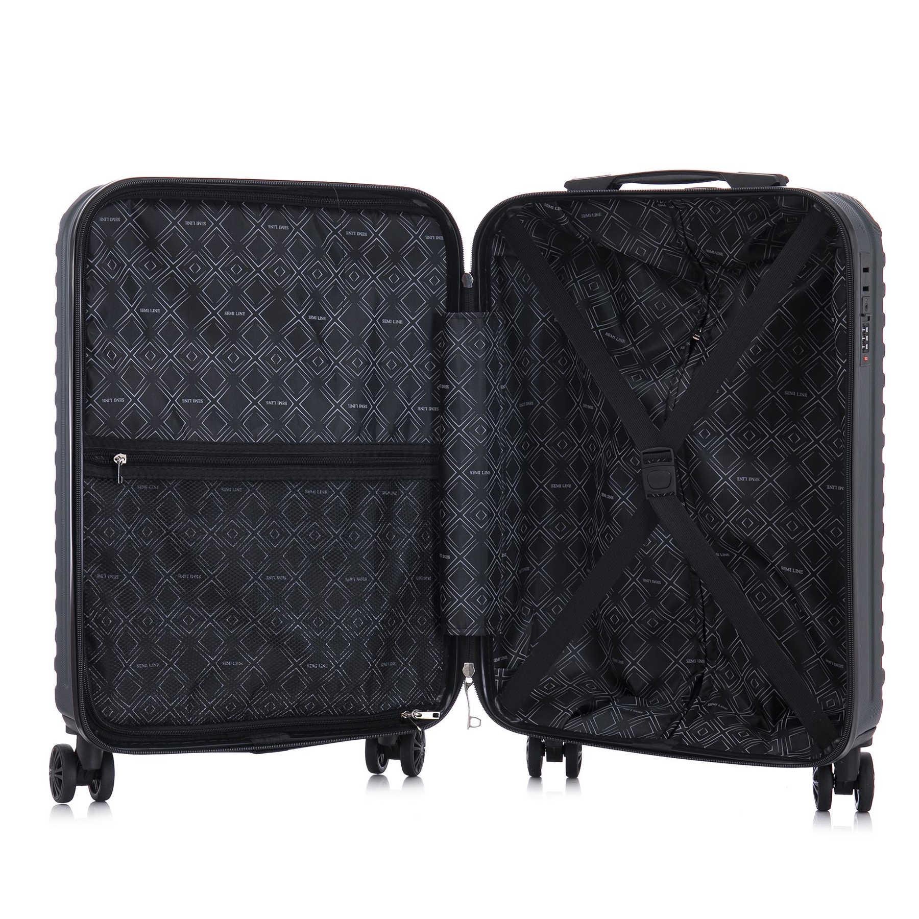 Чемодан SEMI LINE 20" S Navy-Green (T5865-1) - фото 6