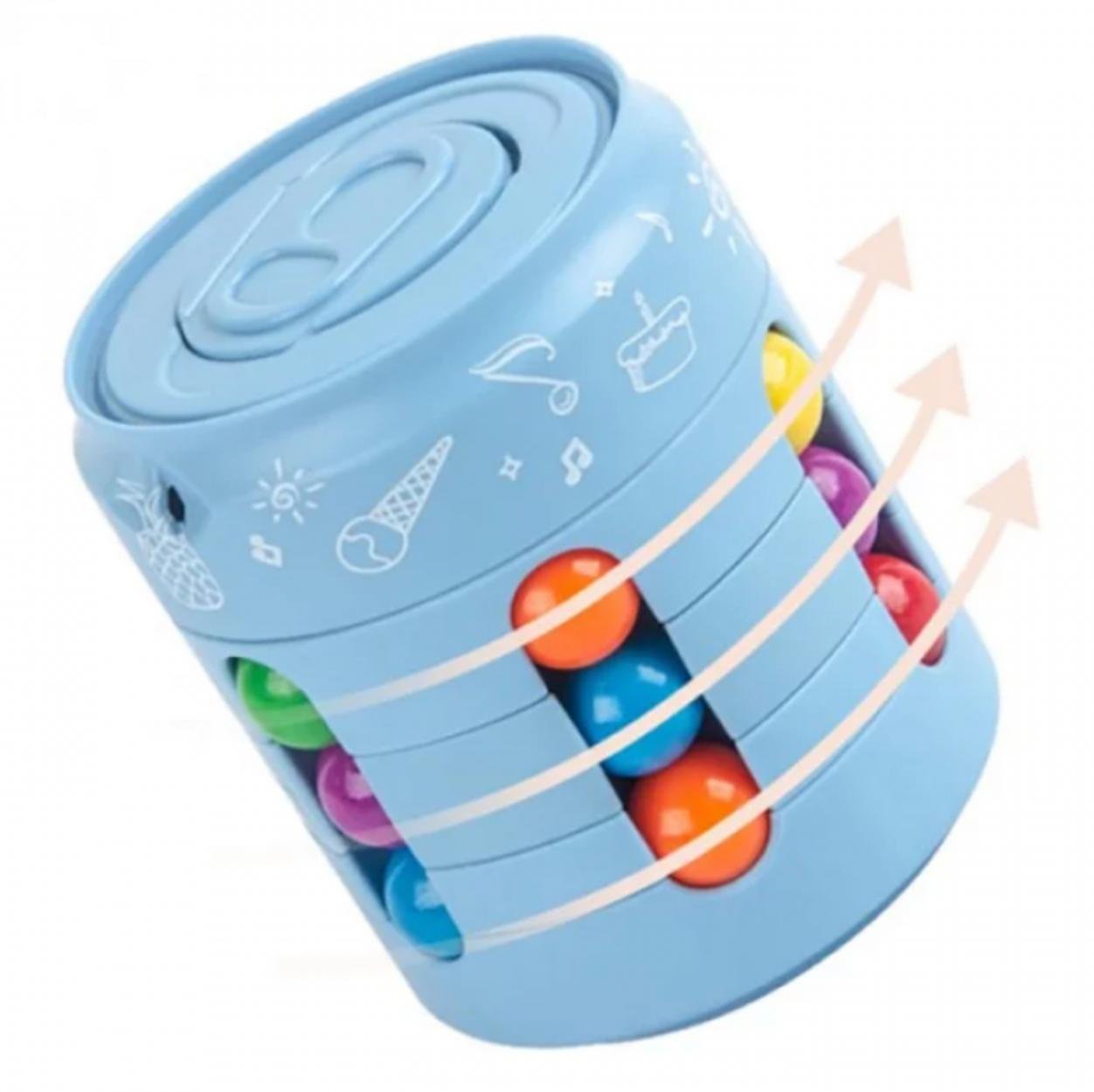 Антистрес Cans Spinner Cube DD1808-25 Блакитний (23066723) - фото 3