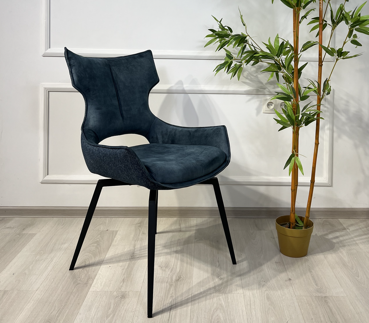 Кухонный стул Хамер-W2 поворотный 560x630 мм Cиний (1932322907)