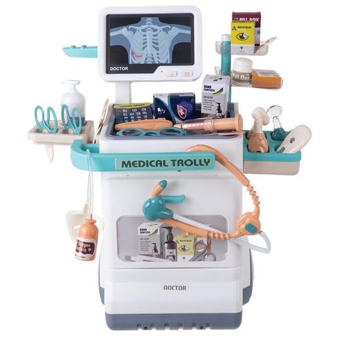 Дитячий ігровий набір Iso Trade Маленький лікар на візку з ЕКГ та рентгеном (26544) - фото 7