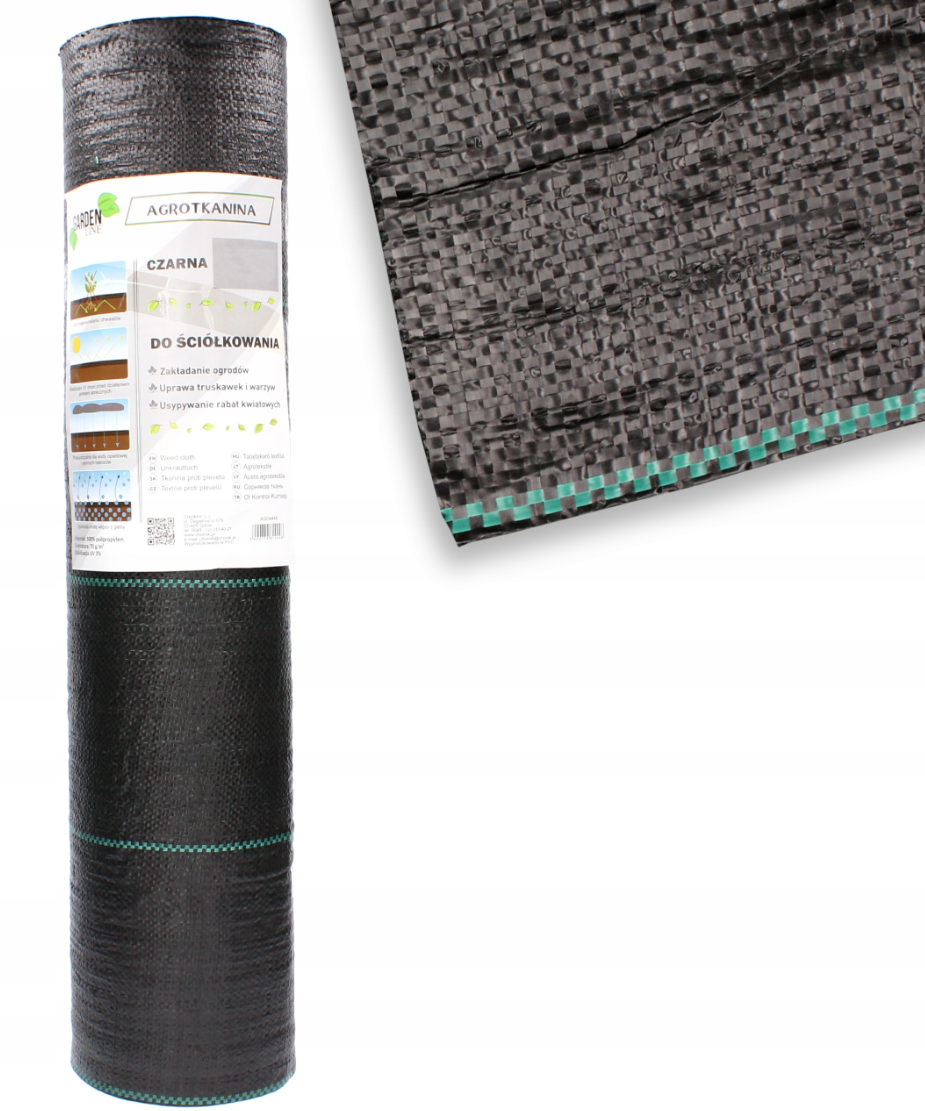 Агротканина GardenLine AGO5696 для мульчування грядок та захисту від бур'янів 1,1x50 м 70 г/м² - фото 2 Агротканина GardenLine AGO5696 для мульчування грядок та захисту від бур'янів 1,1x50 м 70 г/м² - фото 2